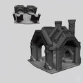 Forge Blacksmith 28mm DND Terrain | Tabletop Wargaming Scenery for Warhammer, Frostgrave & RPG | Unpainted 3D Printed