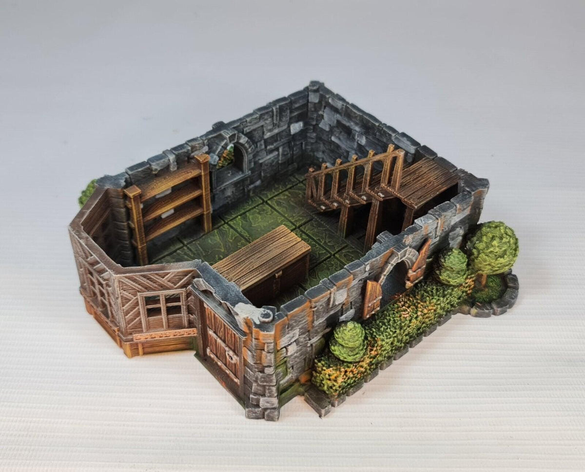 Vendors Abode 28mm DND Terrain | Tabletop Wargaming Scenery for Warhammer, Frostgrave & RPG | Unpainted 3D Printed