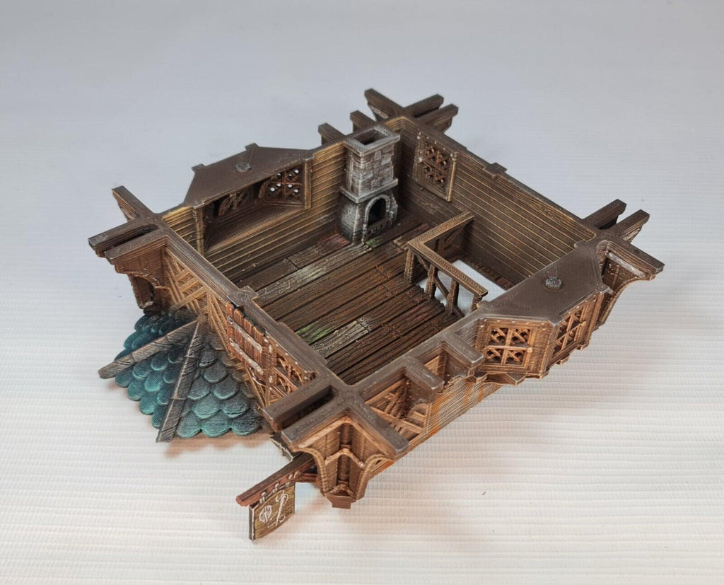 Vendors Abode 28mm DND Terrain | Tabletop Wargaming Scenery for Warhammer, Frostgrave & RPG | Unpainted 3D Printed