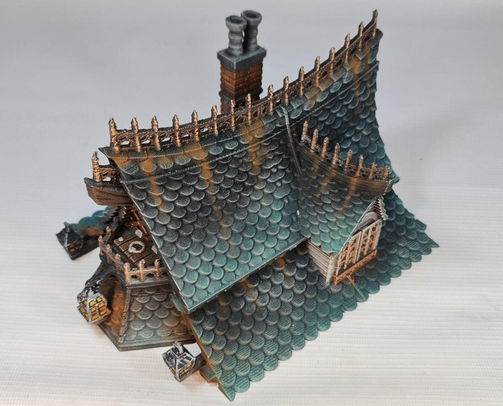 Vendors Abode 28mm DND Terrain | Tabletop Wargaming Scenery for Warhammer, Frostgrave & RPG | Unpainted 3D Printed