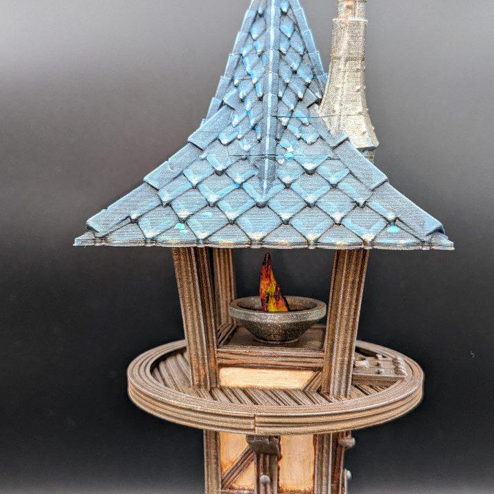 Lightkeeper Lighthouse 28mm DND Terrain | Tabletop Wargaming Scenery for Warhammer, Frostgrave & RPG | 3D Printed