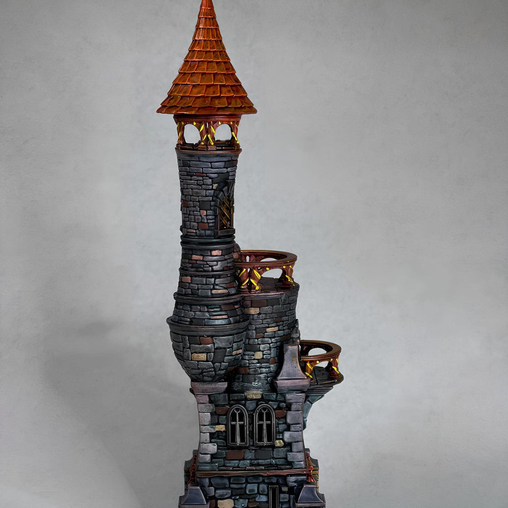 Raven Tower 28mm DND Terrain | Tabletop Wargaming Scenery for Warhammer, Frostgrave & RPG | Unpainted 3D Printed
