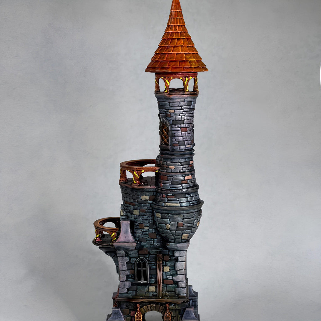 Raven Tower 28mm DND Terrain | Tabletop Wargaming Scenery for Warhammer, Frostgrave & RPG | Unpainted 3D Printed