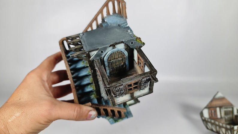 Redwood House 28mm DND Terrain | Tabletop Wargaming Scenery for Warhammer, Frostgrave & RPG | Unpainted 3D Printed