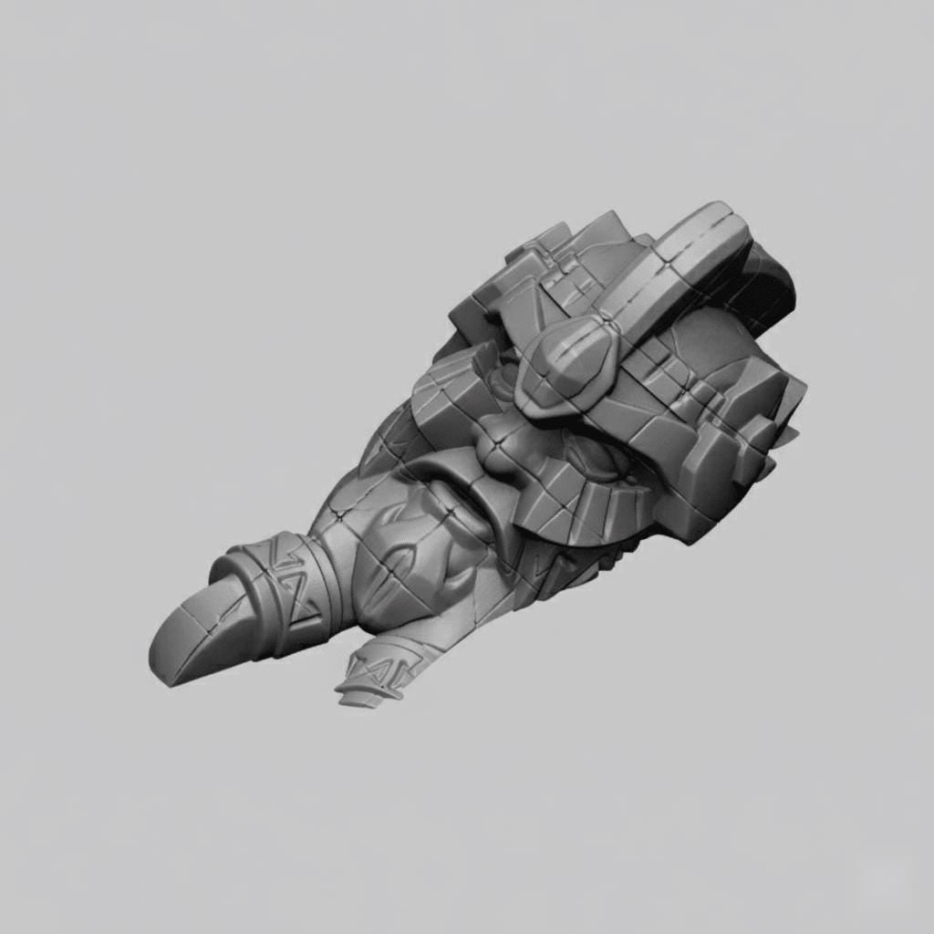 Dwarven Statue Head 28mm DND Scatter Terrain | Tabletop Wargaming Scenery for Warhammer & RPG | 3D Printed