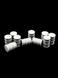 20x Barrels 28mm DND Scatter Terrain | Tabletop Wargaming Scenery for Warhammer, Frostgrave & RPG | 3D Printed