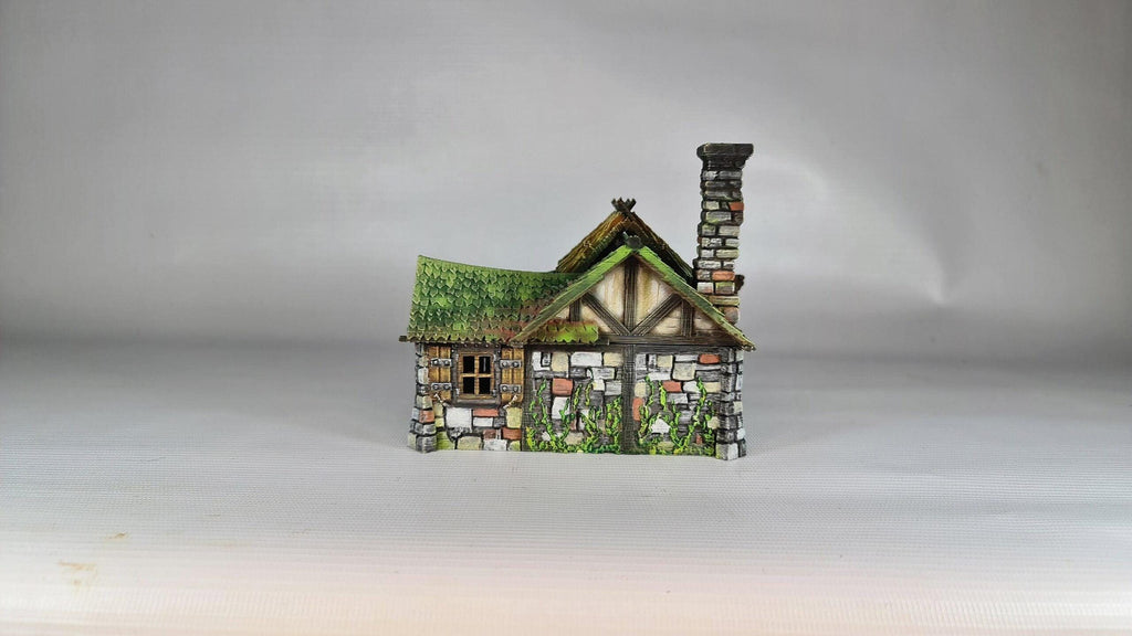 Autumn Fall Inn 28mm DND Terrain | Tabletop Wargaming Scenery for Warhammer, Frostgrave & RPG | Unpainted 3D Printed