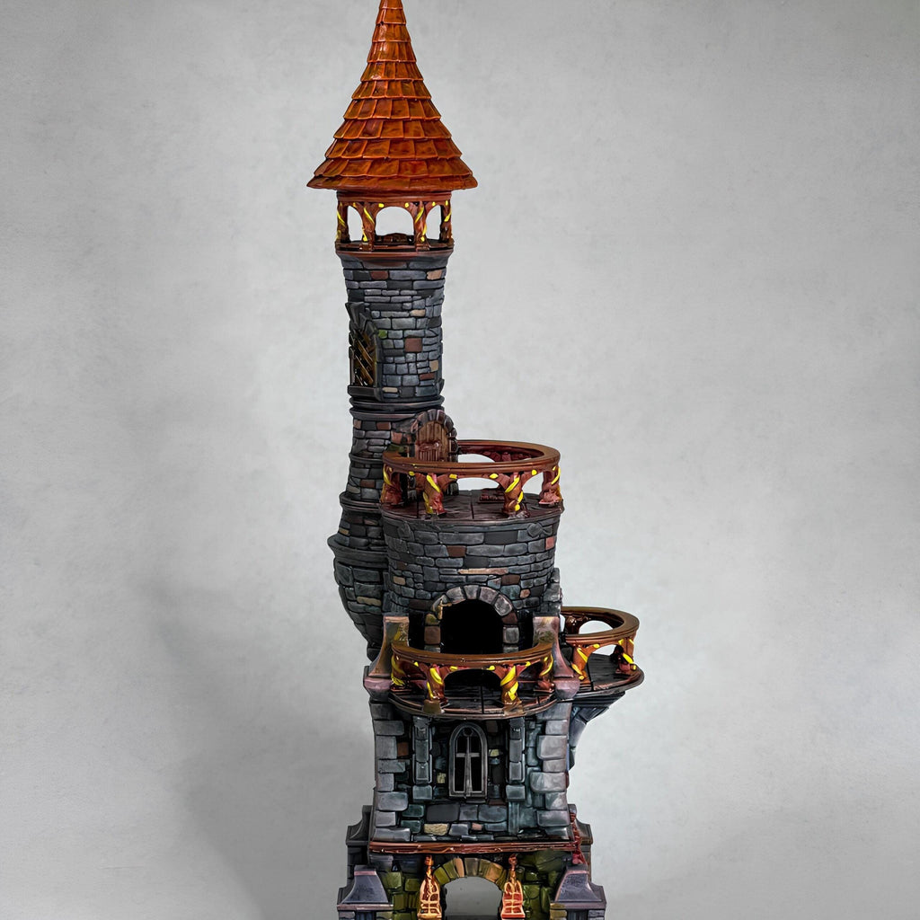 Raven Tower 28mm DND Terrain | Tabletop Wargaming Scenery for Warhammer, Frostgrave & RPG | Unpainted 3D Printed