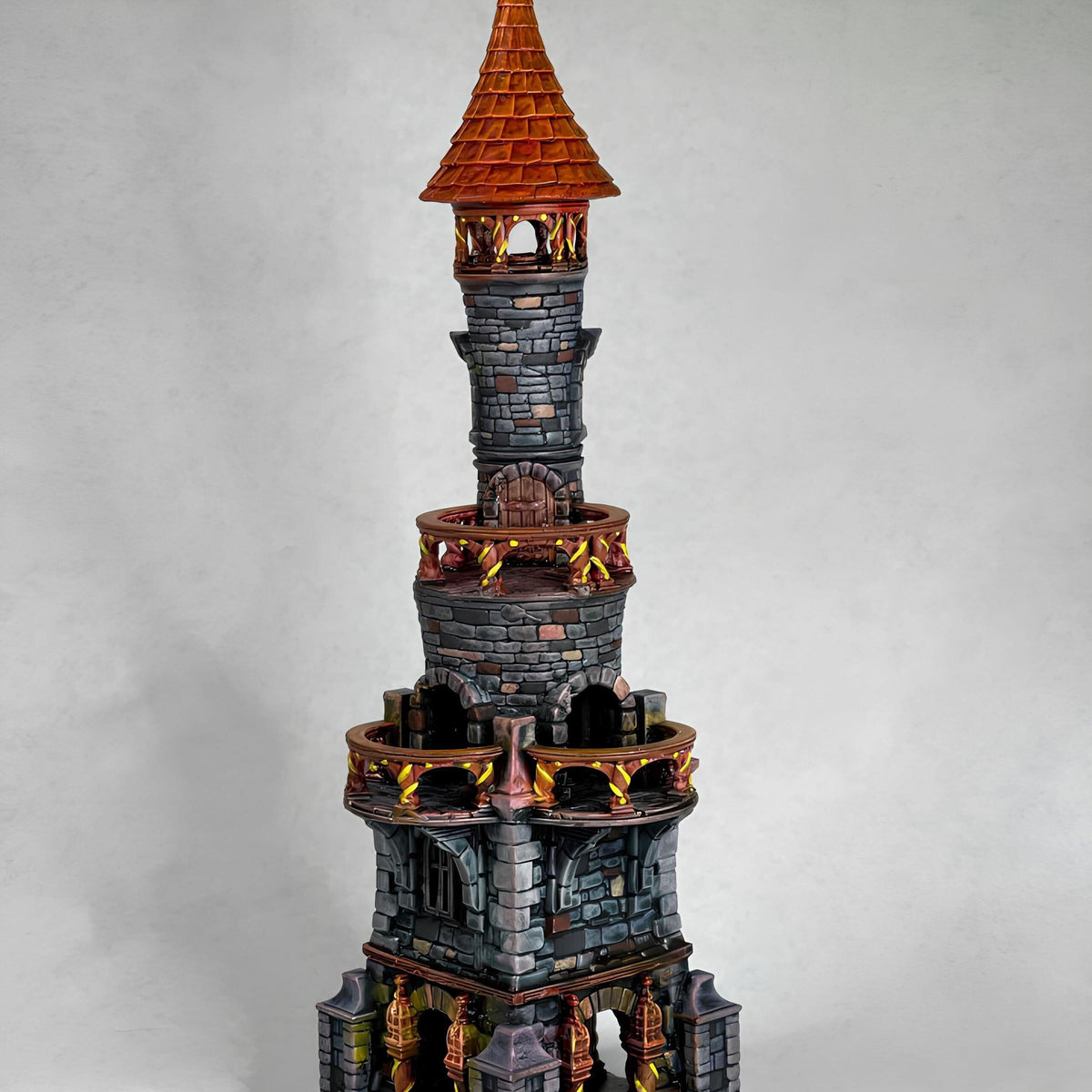 Raven Tower 28mm DND Terrain | Tabletop Wargaming Scenery for Warhammer, Frostgrave & RPG | Unpainted 3D Printed