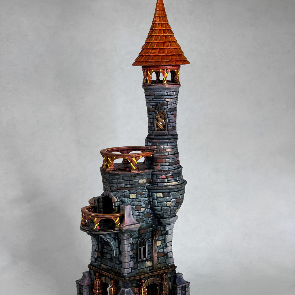 Raven Tower 28mm DND Terrain | Tabletop Wargaming Scenery for Warhammer, Frostgrave & RPG | Unpainted 3D Printed