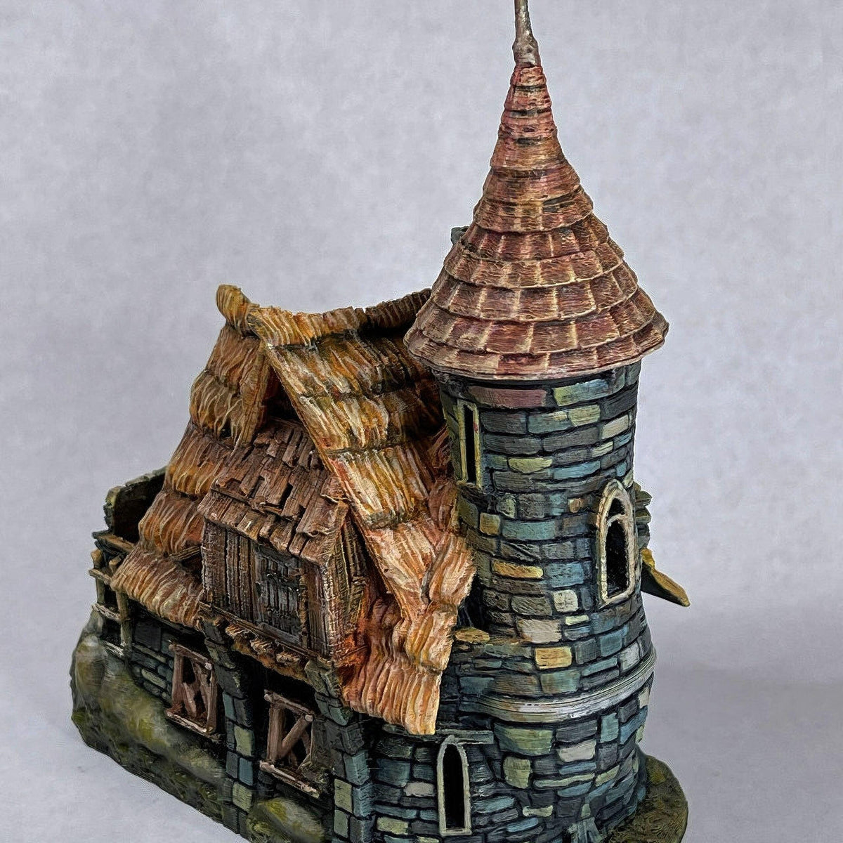 Thistlewick Cottage 28mm DND Terrain | Tabletop Wargaming Scenery for Warhammer, Frostgrave & RPG | Unpainted 3D Printed