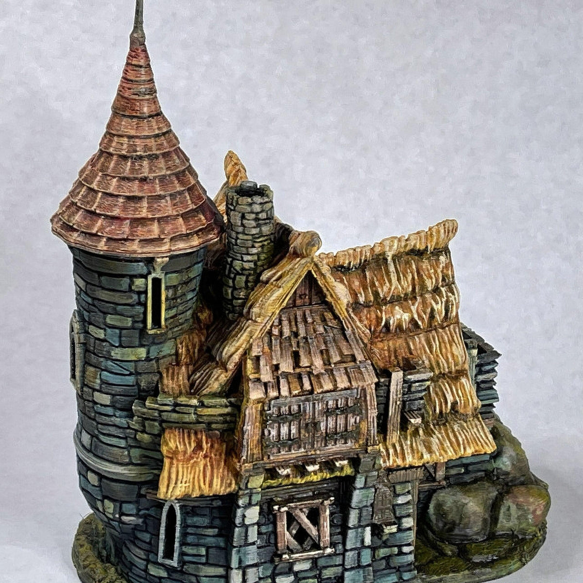 Thistlewick Cottage 28mm DND Terrain | Tabletop Wargaming Scenery for Warhammer, Frostgrave & RPG | Unpainted 3D Printed