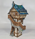 Redwood House 28mm DND Terrain | Tabletop Wargaming Scenery for Warhammer, Frostgrave & RPG | Unpainted 3D Printed