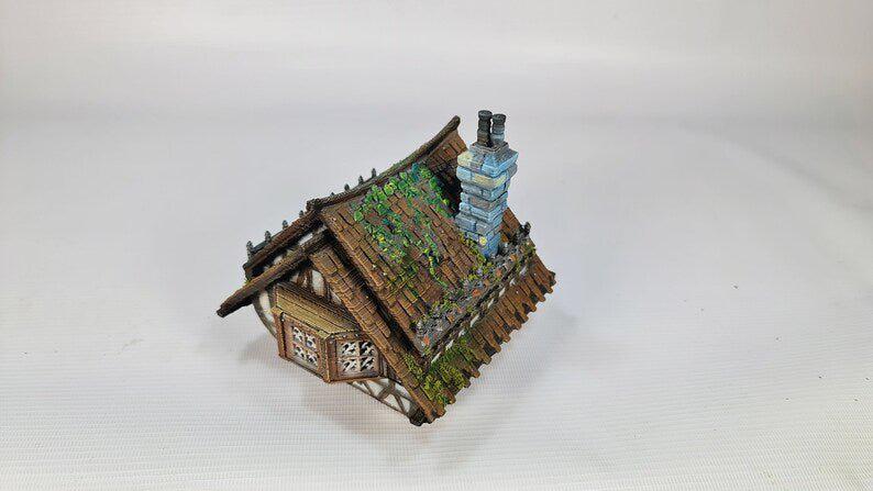 Redwood House 28mm DND Terrain | Tabletop Wargaming Scenery for Warhammer, Frostgrave & RPG | Unpainted 3D Printed