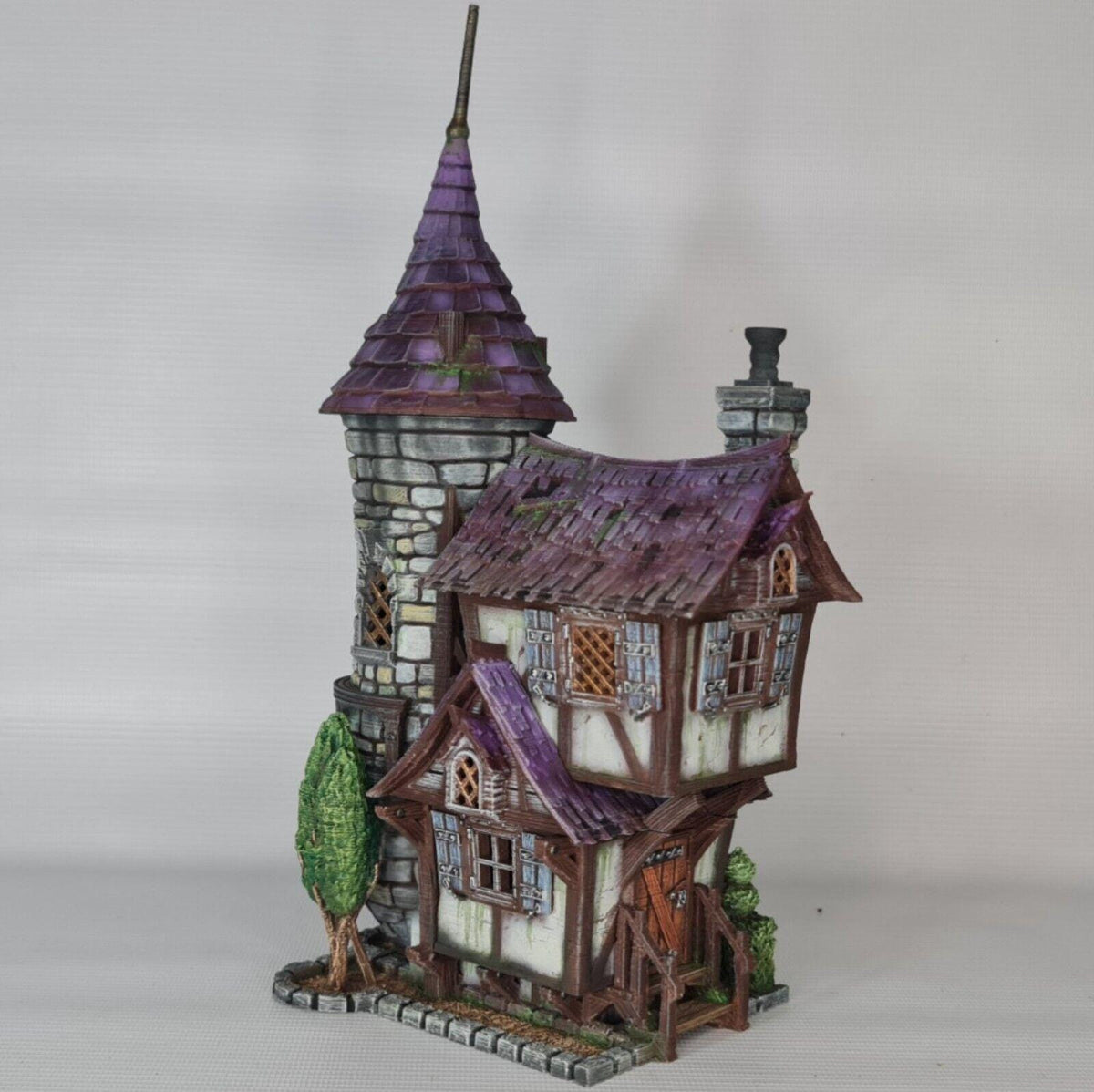 Peppermill Cottage 28mm DND Terrain | Tabletop Wargaming Scenery for Warhammer, Frostgrave & RPG | Unpainted 3D Printed