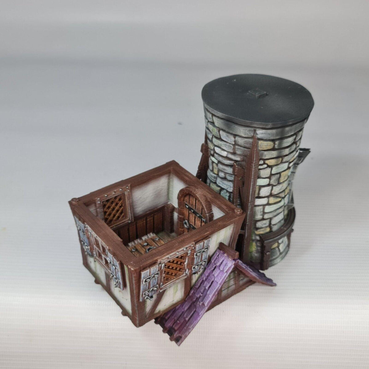 Peppermill Cottage 28mm DND Terrain | Tabletop Wargaming Scenery for Warhammer, Frostgrave & RPG | Unpainted 3D Printed