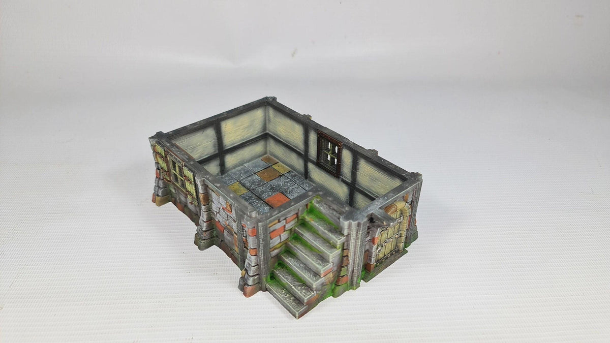 Beetroot House 28mm DND Terrain | Tabletop Wargaming Scenery for Warhammer, Frostgrave & RPG | Unpainted 3D Printed