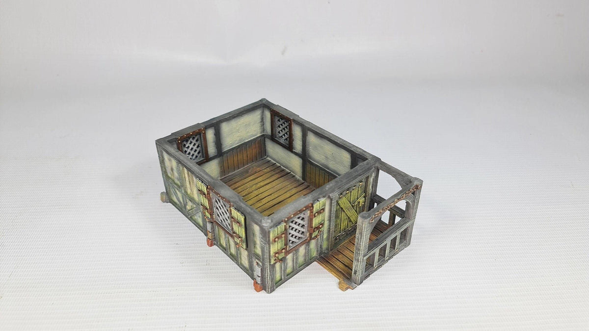 Beetroot House 28mm DND Terrain | Tabletop Wargaming Scenery for Warhammer, Frostgrave & RPG | Unpainted 3D Printed