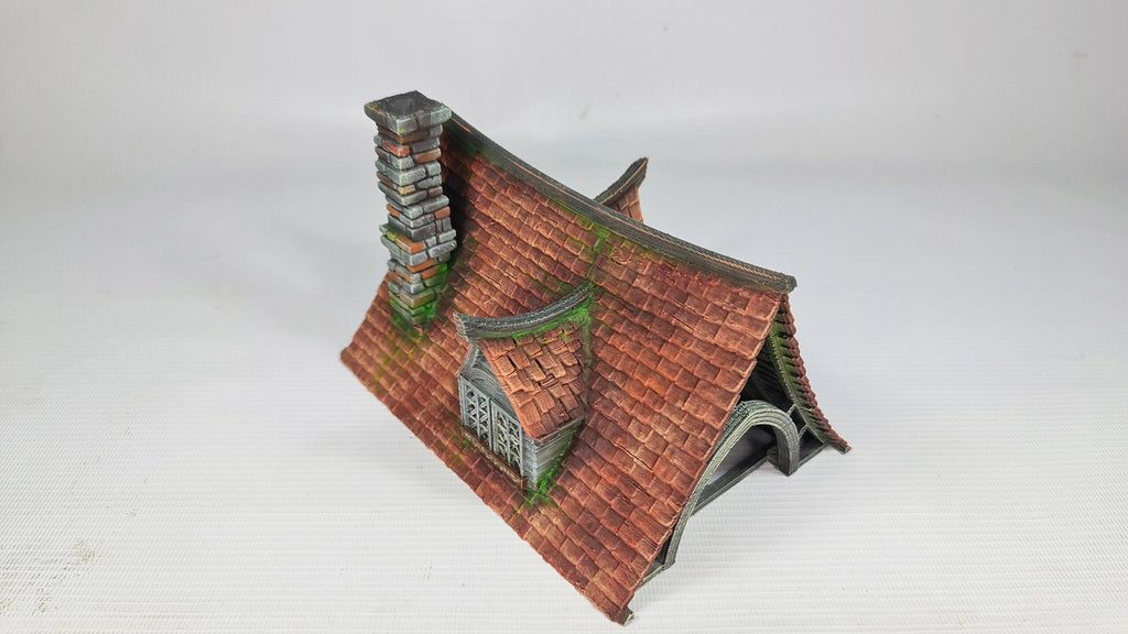 Beetroot House 28mm DND Terrain | Tabletop Wargaming Scenery for Warhammer, Frostgrave & RPG | Unpainted 3D Printed