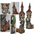 Steeple Manor 28mm DND Terrain | Tabletop Wargaming Scenery for Warhammer, Frostgrave & RPG | Unpainted 3D Printed