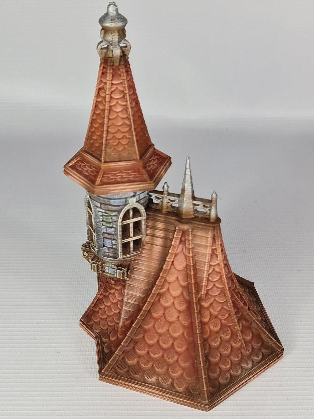 Steeple Manor 28mm DND Terrain | Tabletop Wargaming Scenery for Warhammer, Frostgrave & RPG | Unpainted 3D Printed