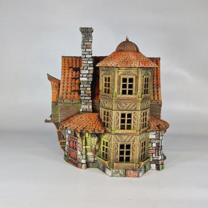 Grimmsdale Manor 28mm DND Terrain | Tabletop Wargaming Scenery for Warhammer, Frostgrave & RPG | Unpainted 3D Printed