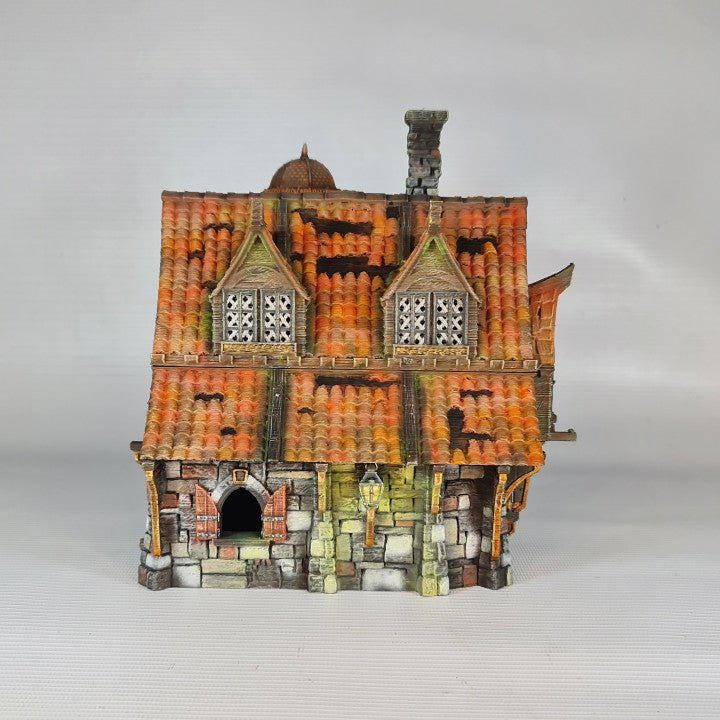 Grimmsdale Manor 28mm DND Terrain | Tabletop Wargaming Scenery for Warhammer, Frostgrave & RPG | Unpainted 3D Printed