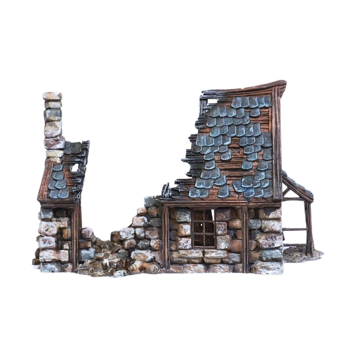 Stick House 28mm DND Terrain | Tabletop Wargaming Scenery for Warhammer, Frostgrave & RPG | Unpainted 3D Printed