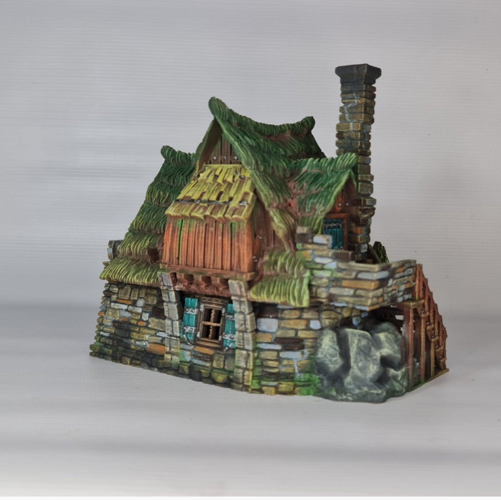 Eldervale Farmstead 28mm DND Terrain | Tabletop Wargaming Scenery for Warhammer, Frostgrave & RPG | 3D Printed