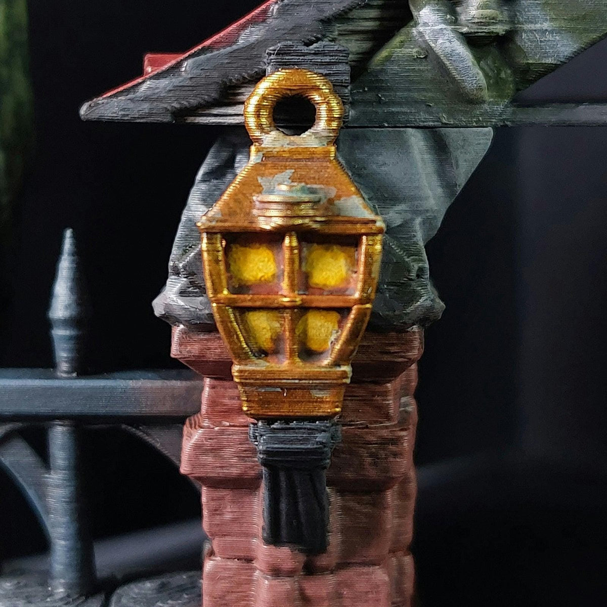 Lych Gate 28mm DND Terrain | Tabletop Wargaming Scenery for Warhammer, Frostgrave & RPG | Unpainted 3D Printed