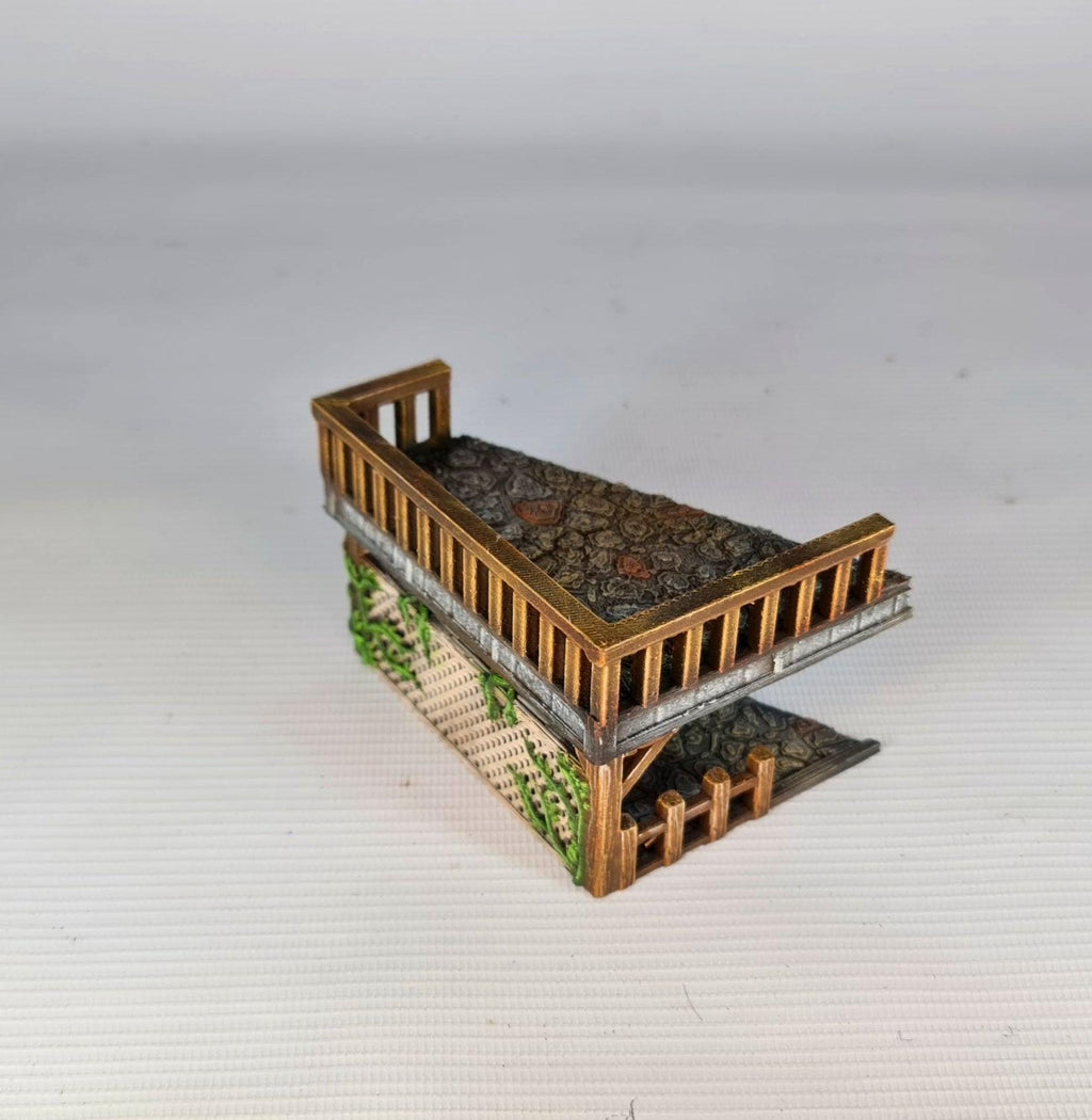 Steeple Lodge 28mm DND Terrain | Tabletop Wargaming Scenery for Warhammer, Frostgrave & RPG | Unpainted 3D Printed