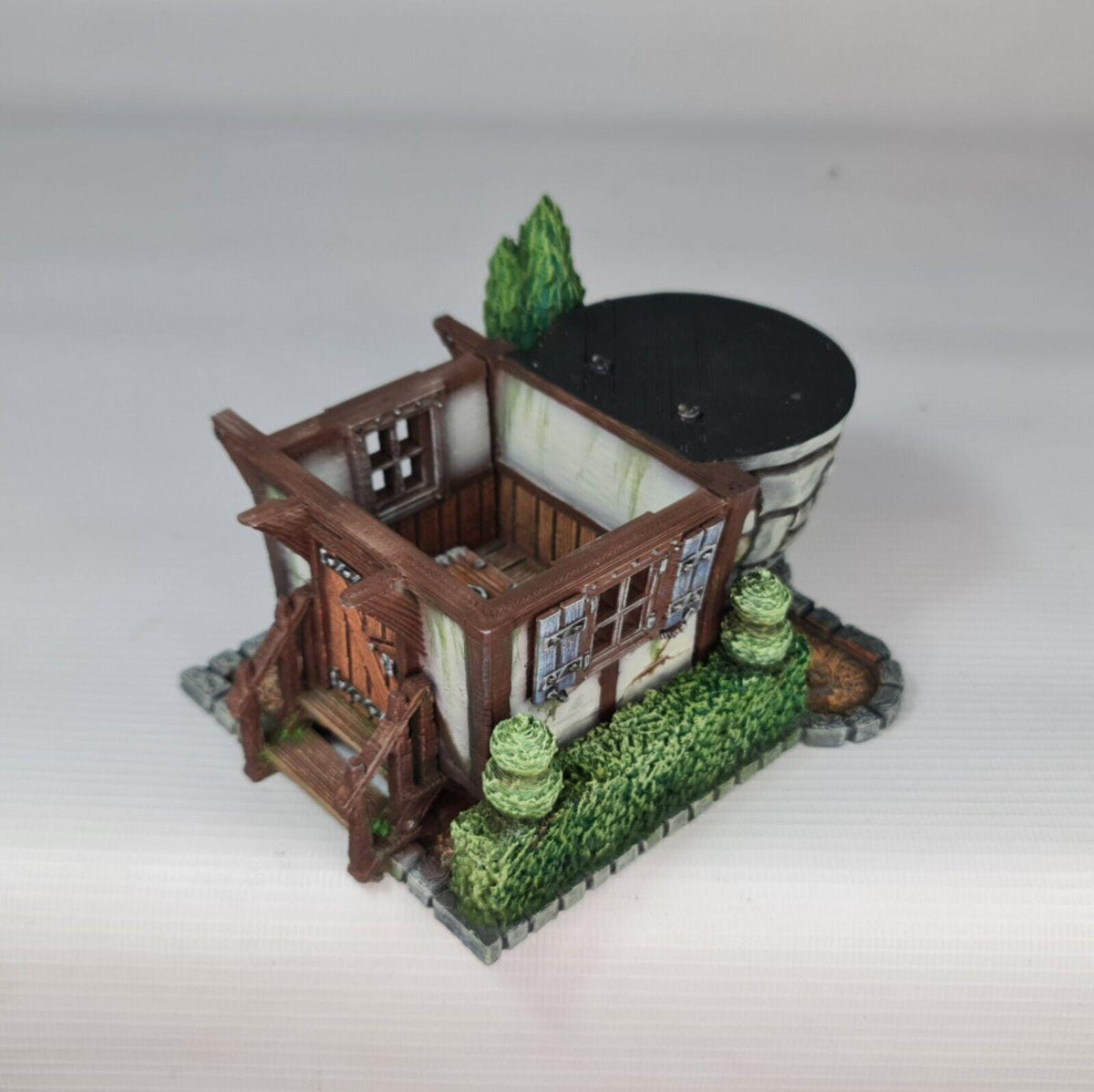 Peppermill Cottage 28mm DND Terrain | Tabletop Wargaming Scenery for Warhammer, Frostgrave & RPG | Unpainted 3D Printed
