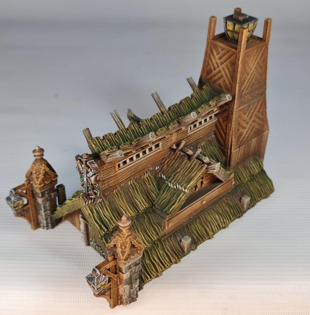 Sheriffs Office 28mm DND Terrain | Tabletop Wargaming Scenery for Warhammer, Frostgrave & RPG | Unpainted 3D Printed