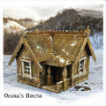 Olena's House 28mm DND Terrain | Tabletop Wargaming Scenery for Warhammer, Frostgrave & RPG | Unpainted 3D Printed