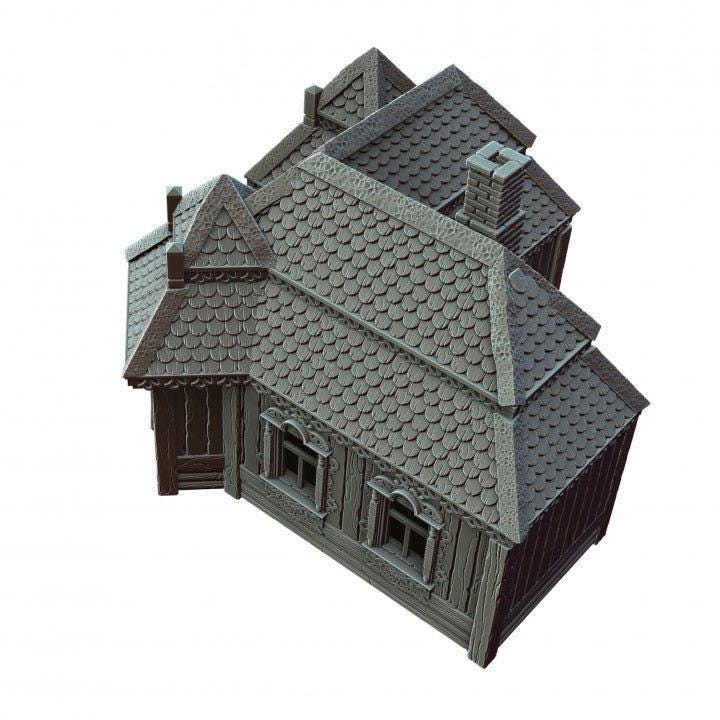 Tanya's House 28mm DND Terrain | Tabletop Wargaming Scenery for Warhammer, Frostgrave & RPG | Unpainted 3D Printed