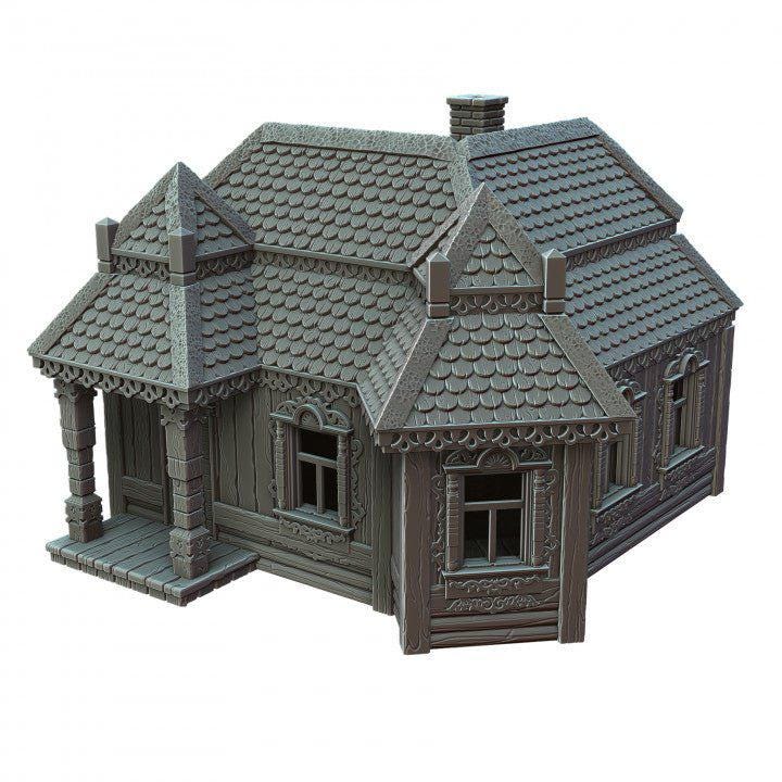 Tanya's House 28mm DND Terrain | Tabletop Wargaming Scenery for Warhammer, Frostgrave & RPG | Unpainted 3D Printed