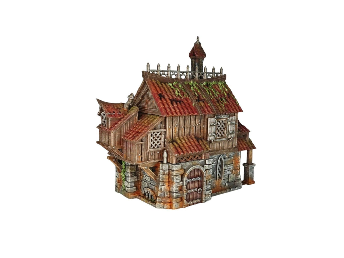 Dunsworth House 28mm DND Terrain | Tabletop Wargaming Scenery for Warhammer, Frostgrave & RPG | Unpainted 3D Printed