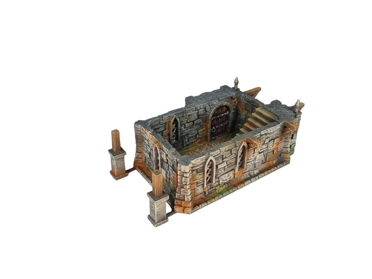 Dunsworth House 28mm DND Terrain | Tabletop Wargaming Scenery for Warhammer, Frostgrave & RPG | Unpainted 3D Printed
