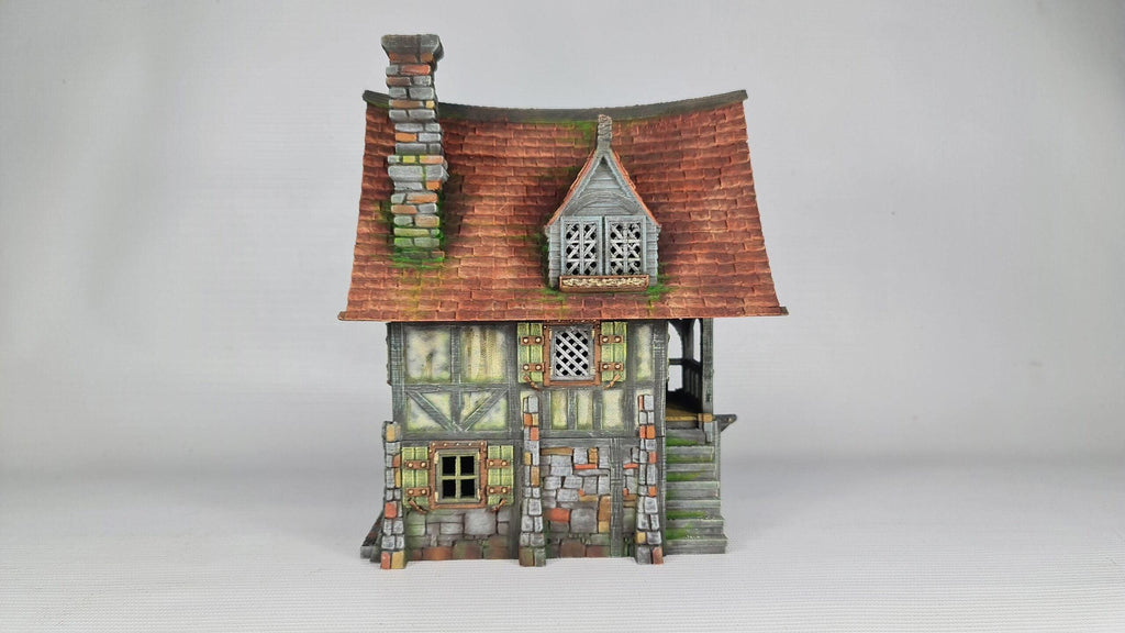 Beetroot House 28mm DND Terrain | Tabletop Wargaming Scenery for Warhammer, Frostgrave & RPG | Unpainted 3D Printed