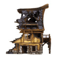 Ruined Medieval House 28mm DND Terrain | Tabletop Wargaming Scenery for Mordheim, Frostgrave & RPG | Unpainted 3D Printed