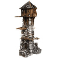 Ruined Medieval Tower 28mm DND Terrain | Tabletop Wargaming Scenery for Mordheim, Frostgrave & RPG | 3D Printed