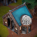 Elven Home 28mm DND Terrain | Tabletop Wargaming Scenery for Warhammer, Frostgrave & RPG | Unpainted 3D Printed