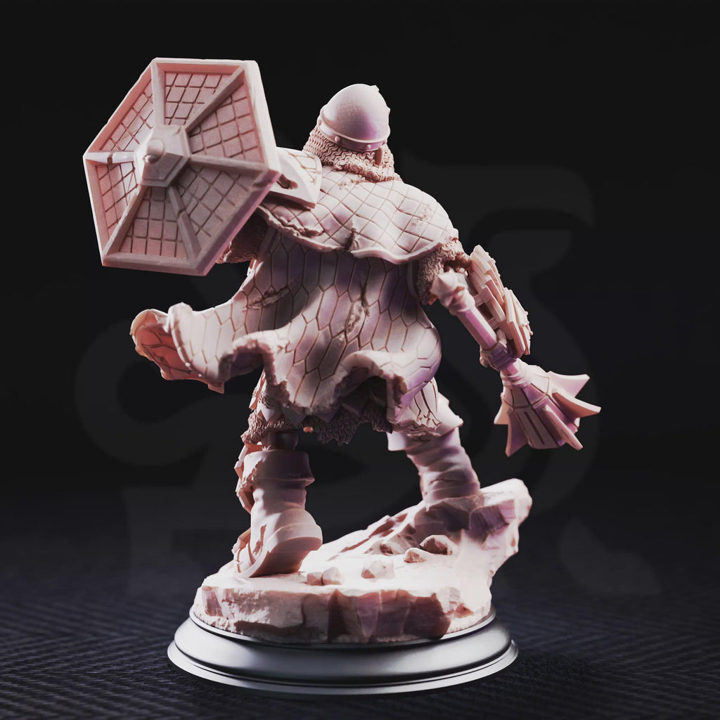 Brook Undead Dwarven Brothers - 3D Printed Undead Miniature __etsy:8376760097