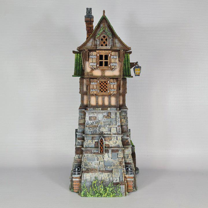 The Green Dragon Tavern 28mm DND Terrain | Tabletop Wargaming Scenery for Warhammer, Frostgrave & RPG | 3D Printed