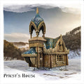 Priest's House 28mm DND Terrain | Tabletop Wargaming Scenery for Warhammer, Frostgrave & RPG | Unpainted 3D Printed
