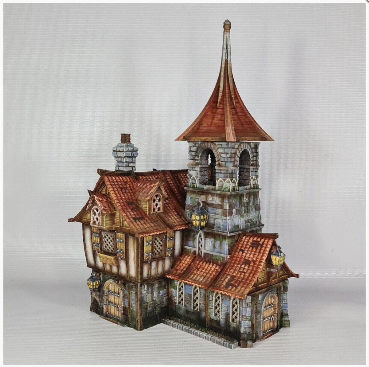 Raspberry Dale Cottage 28mm DND Terrain | Tabletop Wargaming Scenery for Warhammer, Frostgrave & RPG | 3D Printed