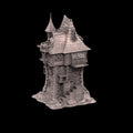 Archmage's Manor 28mm DND Terrain | Tabletop Wargaming Scenery for Warhammer, Frostgrave & RPG | Unpainted 3D Printed