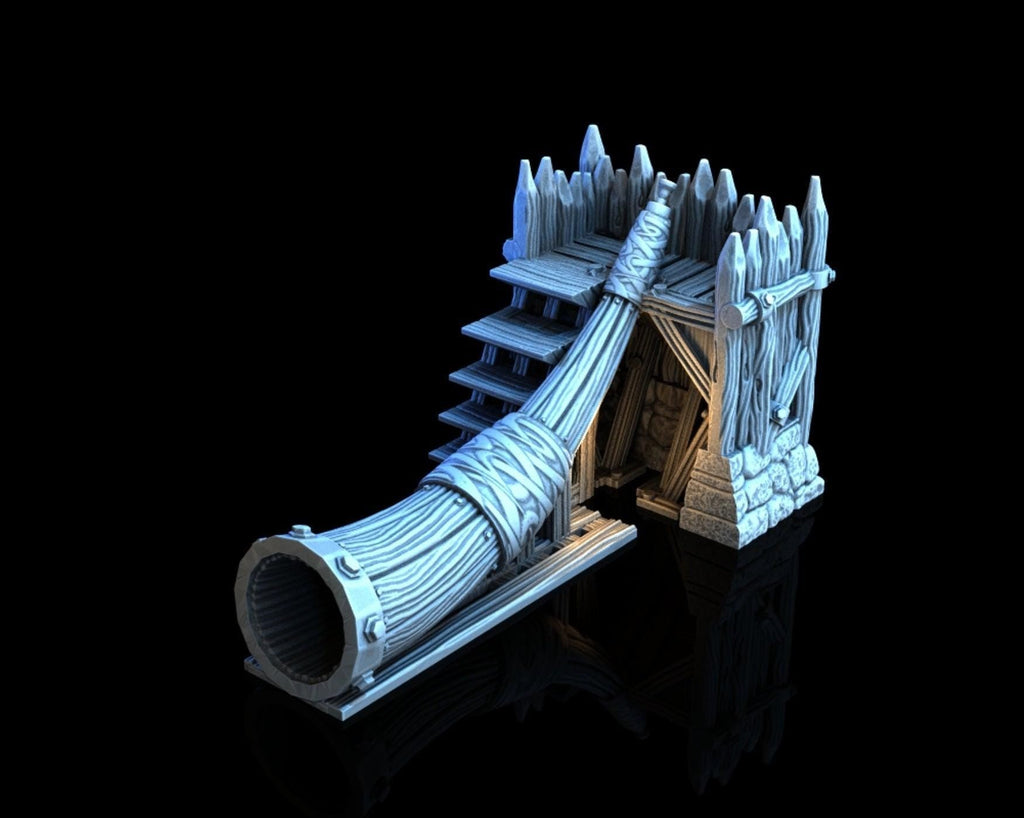 Gate Horn 28mm DND Scatter Terrain | Tabletop Wargaming Scenery for Warhammer, Frostgrave & RPG | Unpainted 3D Printed
