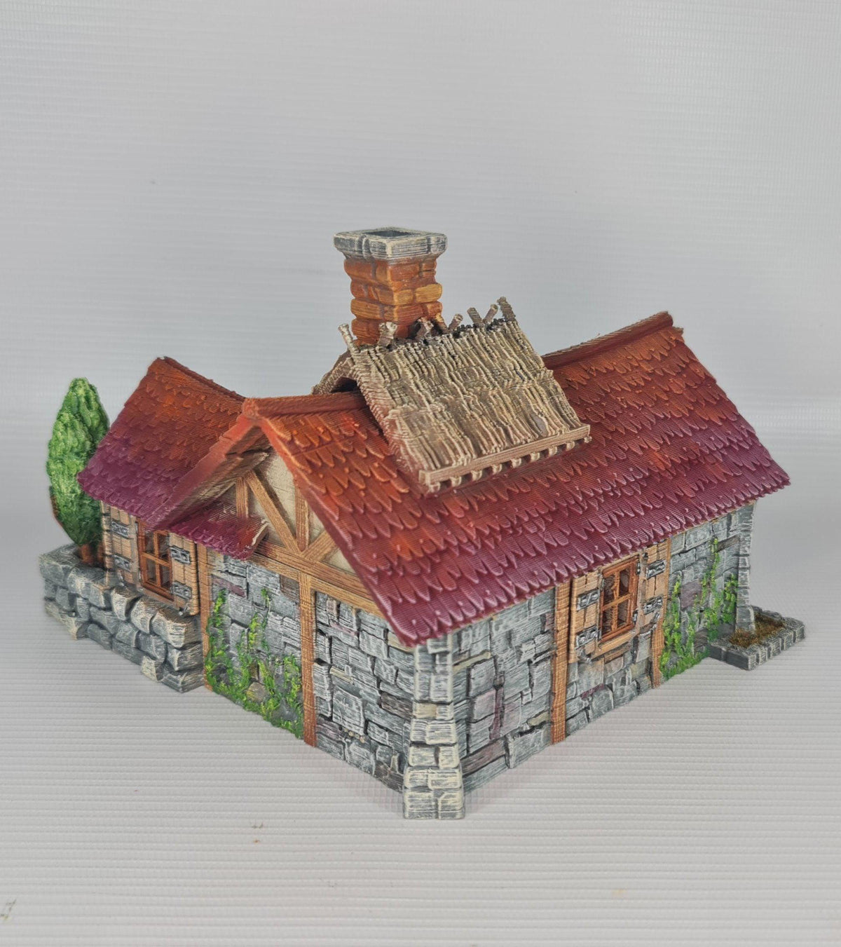 Pumpkin Cottage 28mm DND Terrain | Tabletop Wargaming Scenery for Warhammer, Frostgrave & RPG | Unpainted 3D Printed