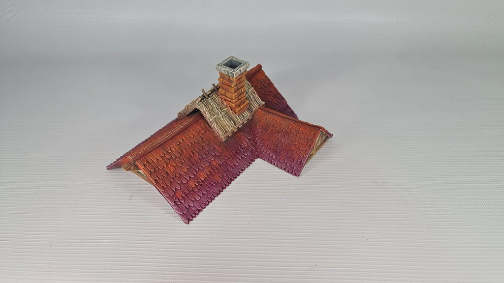 Pumpkin Cottage 28mm DND Terrain | Tabletop Wargaming Scenery for Warhammer, Frostgrave & RPG | Unpainted 3D Printed